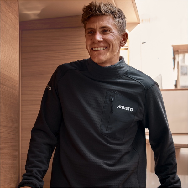 2025 Musto Storm Fleece Midlayer Top 82406 - Carbon